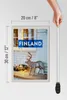 Holzschild Reise 20x30cm Finnland Hirsch Lichterkette Produktbild-Vorschau 6