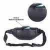 Echtleder Bauchtasche in Schwarz geschmeidiges Leder Produktbild-Vorschau 4