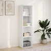 vidaXL Bücherregal Weiß 40x30x152 cm Holzwerkstoff Produktbild-Vorschau 3
