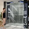 LED Edelstahl Duschpaneel Wasserfall Duschset Regendusche Produktbild-Vorschau 1