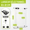 BOMI® Barrière de sécurité bébé extra haute – Sans perçage Voir les images du produit 2