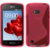 PhoneNatic Case kompatibel mit LG L50 - pink Silikon Hülle Produktbild-Vorschau 1