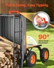 Chariot de jardin VEVOR avec fonction basculante, chariot Voir les images du produit 4