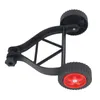 A black and red garden tool accessory with wheels, shown against a white background. Náhled obrázku produktu