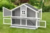 Hasenstall XL Momo grau 144 x 57 x 110 cm Produktbild-Vorschau 3