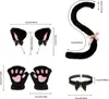 4 Teile/satz Katze Kostüm Cosplay Zubehör Set Plüsch Produktbild-Vorschau 4