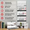 4 Monatskalender 2026 Wandkalender mit Schieber und Produktbild-Vorschau 2