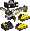 Meuleuse DEWALT Ø125mm 18V - 2 batteries 5Ah POWERSTACK - Voir les images du produit 3