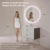 S'AFIELINA Specchio da bagno a LED specchio rotondo da Anteprima dell’immagine prodotto 2