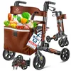 KESSER® Rollator Aluminium faltbar, höhenverstellbar & bis Produktbild-Vorschau 1