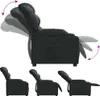 vidaXL Relaxsessel Schwarz Kunstleder Produktbild-Vorschau 4