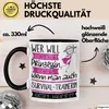 Survival-Trainerin Tasse Geschenk Spruch Wer Will Schon Produktbild-Vorschau 3