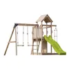 AXI Moos Spielturm aus Holz mit 2 Schaukeln & Strickleiter Produktbild-Vorschau 2