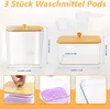Waschmittelbehälter Set 3 Stück – mit Deckel & Produktbild-Vorschau 2