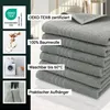 Gästehandtücher 6er Set, Baumwolle, 40x60 cm, grau Produktbild-Vorschau 2