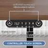 A close-up of an electric standing desk controller with a digital display and buttons, showing height adjustment and memory presets. Náhled obrázku produktu