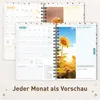 Family-Timer 2026/2027 / 17 Monate / A5 / Golden Hearts / Produktbild-Vorschau 5
