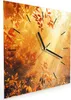 Wanduhr aus Glas mit Motiv Herbstlicher Wald- 30 x 30 cm - Produktbild-Vorschau 2
