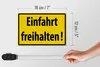 Blechschild Warnschild 18x12cm Einfahrt freihalten Produktbild-Vorschau 5