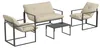 Sweiko Gartenmöbel-Set, 1 Glastisch, 2 Sessel. 1 Sofa, Produktbild-Vorschau 3