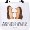 Mr. & Mrs. Panda Reisetasche Igel Liebe - Weiß - Geschenk, Produktbild-Vorschau 1