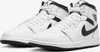 A pair of white and black Nike Air Jordan 1 Mid sneakers. Anteprima dell’immagine prodotto