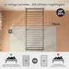 Bett 90 x 200 cm, Bettgestell Metall mit Kopfteil, Produktbild-Vorschau 3
