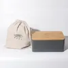 Theo&Cleo Brotkasten mit Schneidebrett, 33x21x15cm, Matte Produktbild-Vorschau 4