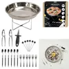 Plateau de Service - HOME DECO FACTORY - 22 Accessoires - Voir les images du produit 5