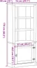 vidaXL Highboard Corona 74x38x170 cm Pin massif Voir les images du produit 8