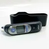 A Braun ThermoScan 7 ear thermometer and its black storage case are shown on a white background. Produktbild-Vorschau
