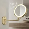 Miroir Rea Glow Led Or Brossé Voir les images du produit 4
