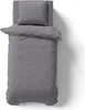 2-tlg Premium Damast Bettwäsche 155x220 + 80x80 cm mit YKK Produktbild-Vorschau 3