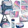 Schulranzen Schulset für Mädchen 9-teilig Einhorn 16 Produktbild-Vorschau 1