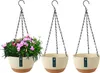 confezione da 3 vasi da fiori sospesi con vassoio Anteprima dell’immagine prodotto 1