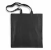 Černá bavlněná taška Large 38×42 cm – ekologická nákupní Náhled obrázku produktu 4