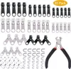 84-197-delig reparatieset voor ritsen, inclusief Productafbeelding-voorbeeld 7