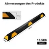 Wiltec Radstopper 165 x 15 x 10 cm, Einparkhilfe aus Gummi, Produktbild-Vorschau 4