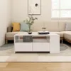 vidaXL Couchtisch Weiß 102x55x42 cm Holzwerkstoff Produktbild-Vorschau 2