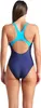 arena Scratch Badeanzug Pro Back für Damen, Farbe:Blau, Produktbild-Vorschau 2