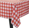 Tischdecke in rotem italienischem Karomuster, 140 x 240 cm, Produktbild-Vorschau 1