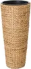 Vaso da fiori CLASSIC ROUND in giacinto d'acqua naturale Anteprima dell’immagine prodotto 1