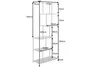 Industrial Bücherregal SLIM LINE 185cm Esche schwarz sechs Produktbild-Vorschau 10