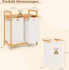 Product dimensions and details of a laundry basket. Anteprima dell’immagine prodotto