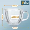 Vilde | Gläser-Set - Kaffeegläser und Teegläser mit Henkel Produktbild-Vorschau 4