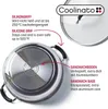 Coolinato Grossraumpfanne 28cm / 5,7l aus Edelstahl – Produktbild-Vorschau 4