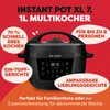 Instant Pot 920592, 7,1 l, 1200 W, Černá, Nerezová ocel, 8 Náhled obrázku produktu 17
