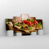 Bild auf Leinwand - Leinwandbild - Pizza Vegetarier Italien Produktbild-Vorschau 4