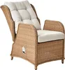 BELIANI Lounge Set Braun Rattan 5-Teilig 2 Sessel Produktbild-Vorschau 6