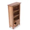 BÜCHERSCHRANK "LIBROS" | Mahagoni Holz, 102 cm | Holzregal Produktbild-Vorschau 4